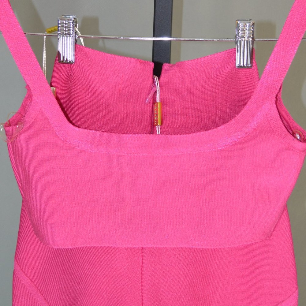 (NWT) MESHKI TWO PIECE PINK FLEXIBLE PANTS SET SIZE XS - Picture 2 of 8